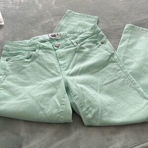Paige Mint Color Jeans